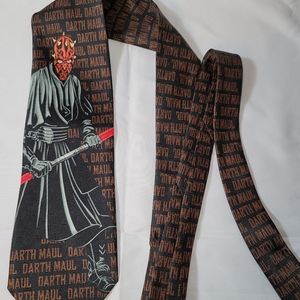 Vintage Star Wars Darth Maul Designer Neck Tie Ralph Marlin